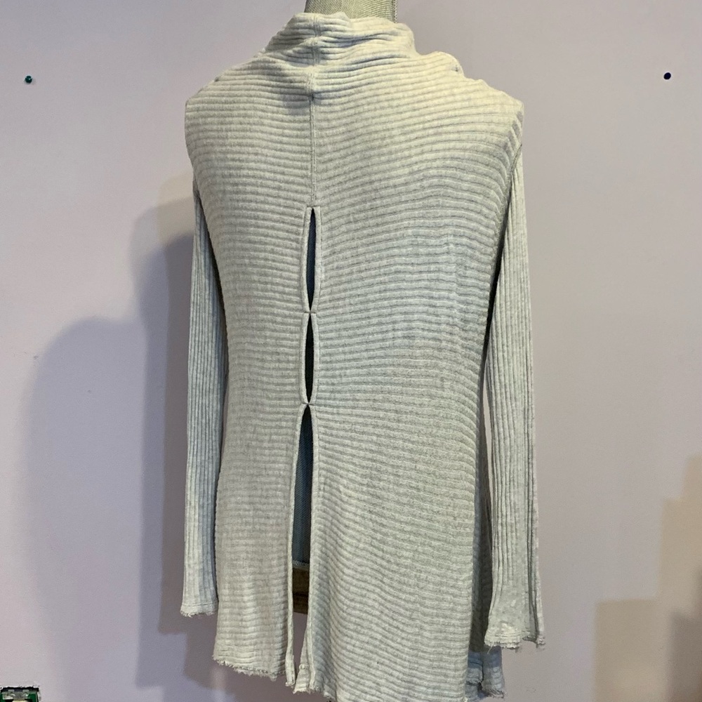 We The Free Ribbed Split Back Sweater - Picture 7 of 7